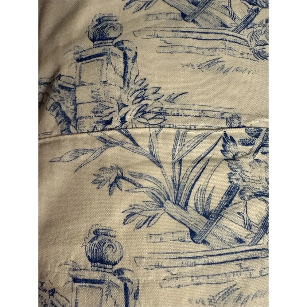 Set Of 3 Valance Curtains Curtains Classic Toile De Jouy French Countryside Euro